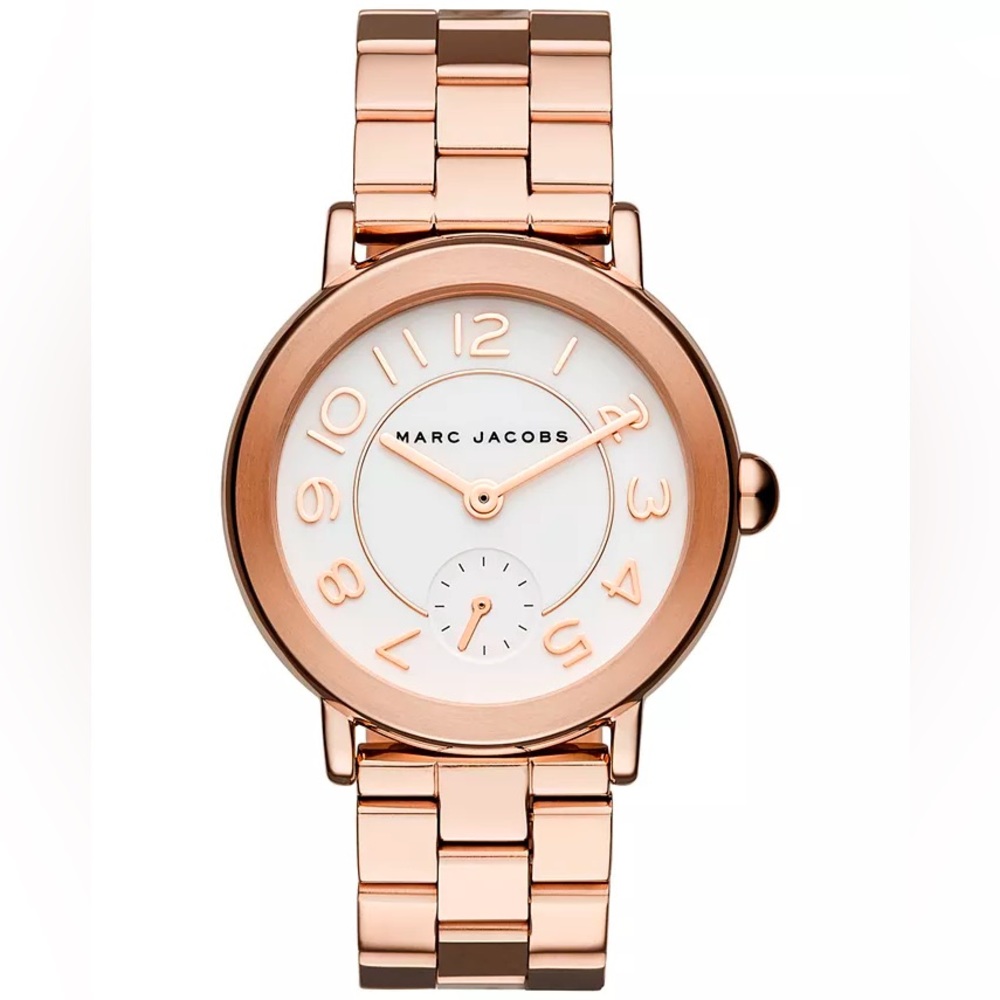 Marc Jacobs Women’s Riley Rose Gold-Tone Stainless Steel Watch 36mm